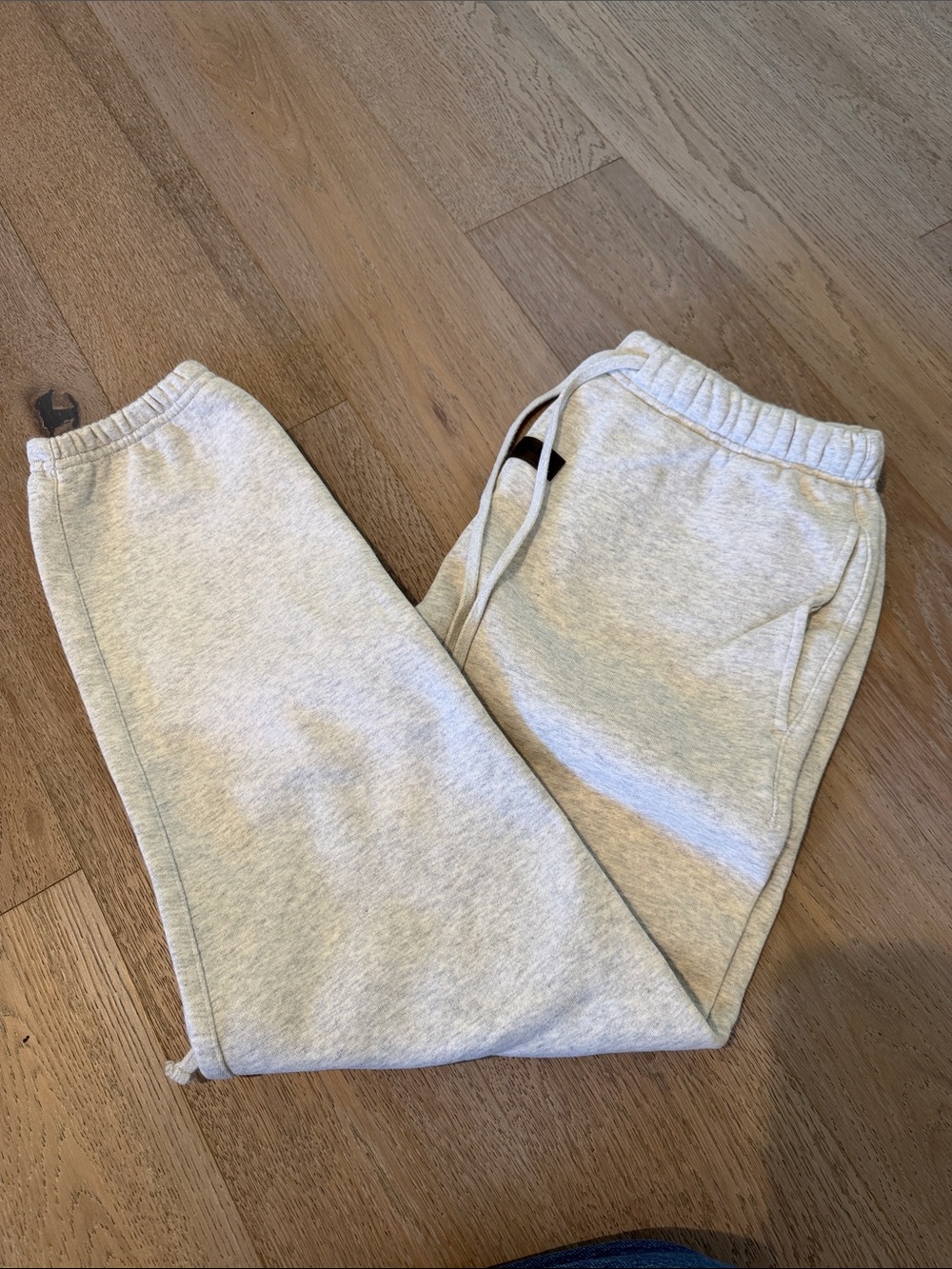 Essentials Light Gray Women's Fleece Jogger Pants